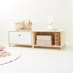 Cayman Modular Stacking Shelf -Kids Toy Shop hipkids cayman modular stacking shelf 31358469308550