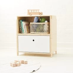 Cayman Modular Stacking Shelf & Drawer Set -Kids Toy Shop hipkids cayman modular stacking shelf and drawer set 31365677711494