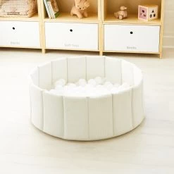 Foldable Corduroy Ball Pit With 200 Balls -Kids Toy Shop hipkids foldable corduroy ball pit with 200 balls 32141727137926