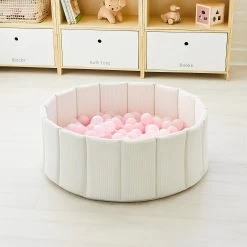 Foldable Corduroy Ball Pit With 200 Balls -Kids Toy Shop hipkids foldable corduroy ball pit with 200 balls 32141727236230