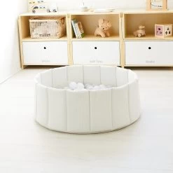 Foldable Corduroy Ball Pit With 200 Balls -Kids Toy Shop hipkids foldable corduroy ball pit with 200 balls 32141727465606