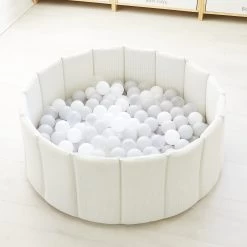 Foldable Corduroy Ball Pit With 200 Balls -Kids Toy Shop hipkids foldable corduroy ball pit with 200 balls 32141727596678