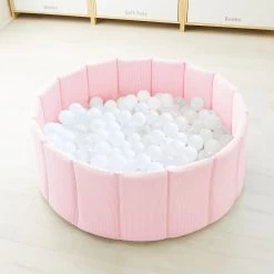 Foldable Corduroy Ball Pit With 200 Balls -Kids Toy Shop hipkids foldable corduroy ball pit with 200 balls 32146393464966