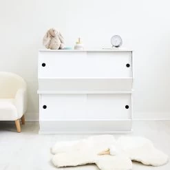 Grayson Stackable Storage Unit (set Of 2) -Kids Toy Shop hipkids grayson stackable storage unit set of 2 32540621111430