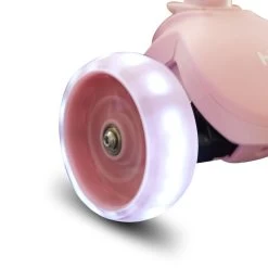 HipKids 3 Wheel Scooter W/ Wicker Basket -Kids Toy Shop hipkids hipkids 3 wheel scooter w wicker basket 30182919798918