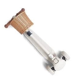 HipKids 3 Wheel Scooter W/ Wicker Basket -Kids Toy Shop hipkids hipkids 3 wheel scooter w wicker basket 30182920126598