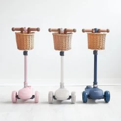 HipKids Wicker Basket For SCOOTER -Kids Toy Shop hipkids hipkids 3 wheel scooter wicker basket 30080561119366
