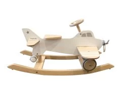 Aeroplane Ride On / Rocker -Kids Toy Shop hipkids hipkids aeroplane ride on rocker 30804643479686