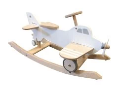 Aeroplane Ride On / Rocker -Kids Toy Shop hipkids hipkids aeroplane ride on rocker 30804643840134
