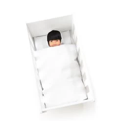 HipKids Doll Bedding - Reversible -Kids Toy Shop hipkids hipkids doll cot bedding reversible 28505769377926