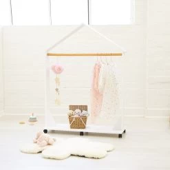 Isla Dress Up Clothes Rack -Kids Toy Shop hipkids isla dress up clothes rack 32540623274118