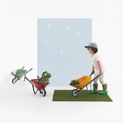 Kids Steel Toy Wheelbarrow -Kids Toy Shop hipkids kids steel toy wheelbarrow 33112469373062