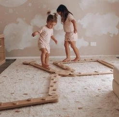 Kids Wooden Balance Beams -Kids Toy Shop hipkids kids wooden balance beams 33056914604166