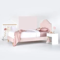 MIA King Single Upholstered Bed -Kids Toy Shop hipkids mia king single upholstered bed 30541678411910