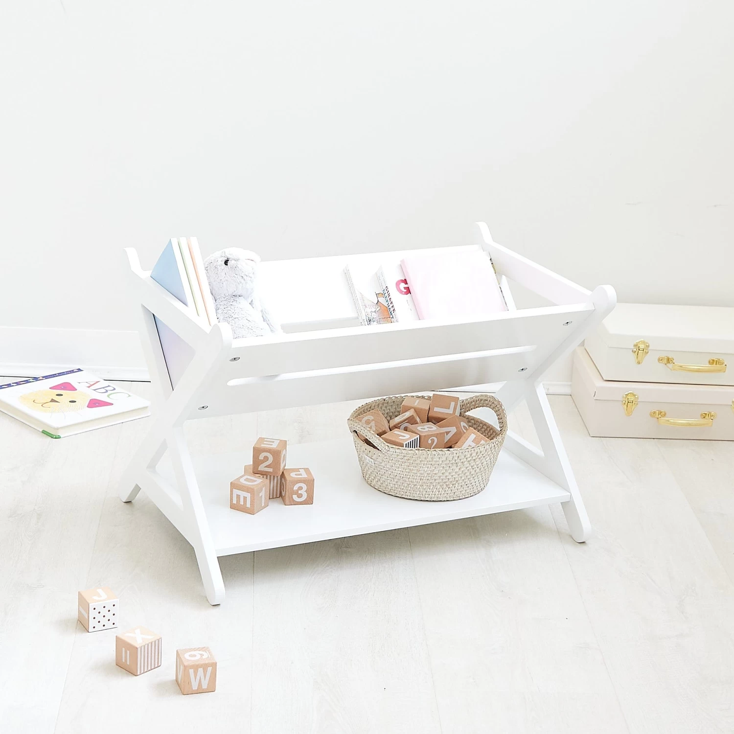 Monti Book Rack White 4 Monti Book Rack White - Image 2