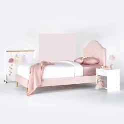 Pale Pink - Velvet Fabric Swatch -Kids Toy Shop hipkids pale pink velvet fabric swatch 30593041793158