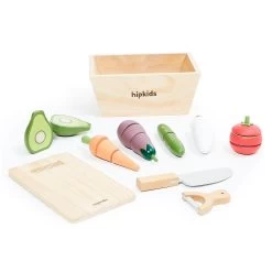 HipKids Play Vegetable Crate Set -Kids Toy Shop hipkids play vegetable crate set 14790553436207