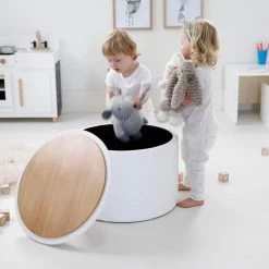 Store & Play Toy Box / Bedside Table -Kids Toy Shop hipkids store play toy box bedside table 11611663073327