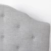 Storm Grey - Linen Fabric Swatch -Kids Toy Shop hipkids storm grey linen fabric swatch 30597080776838