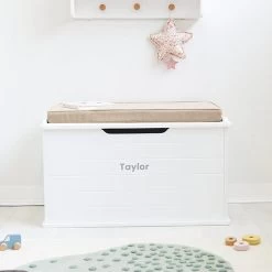 Taylor Toy Box W/ Corduroy Cushion 24 Taylor Toy Box W/ Corduroy Cushion -Kids Toy Shop hipkids taylor toy box with corduroy cushion 33028635361414