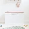 Taylor Toy Box W/ Corduroy Cushion -Kids Toy Shop hipkids taylor toy box with corduroy cushion 33028635623558