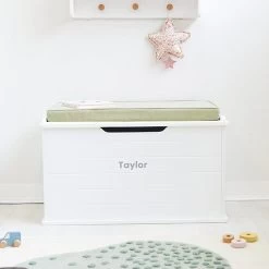 Taylor Toy Box W/ Corduroy Cushion 32 Taylor Toy Box W/ Corduroy Cushion -Kids Toy Shop hipkids taylor toy box with corduroy cushion 33028635689094