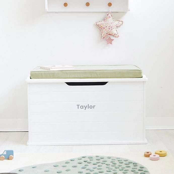 Taylor Toy Box W/ Corduroy Cushion 13 Taylor Toy Box W/ Corduroy Cushion - Image 11