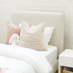 Willow Upholstered Bed Nordic Latte -Kids Toy Shop hipkids willow upholstered bed nordic latte 31710782849158