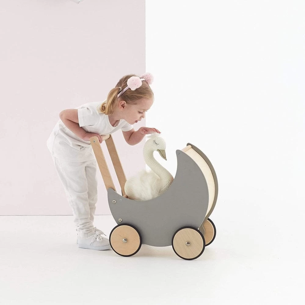 Wooden Moon Doll Pram 7 Wooden Moon Doll Pram - Image 5