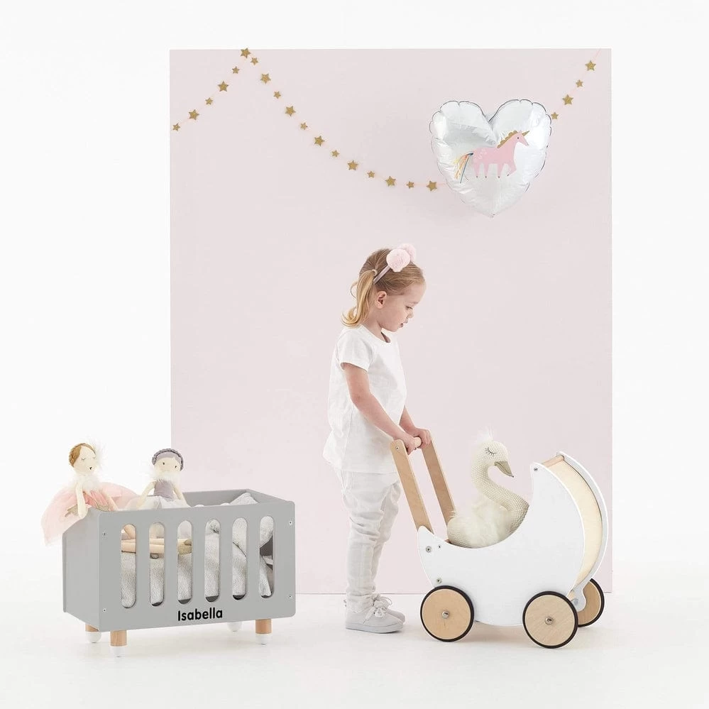 Wooden Moon Doll Pram 10 Wooden Moon Doll Pram - Image 8