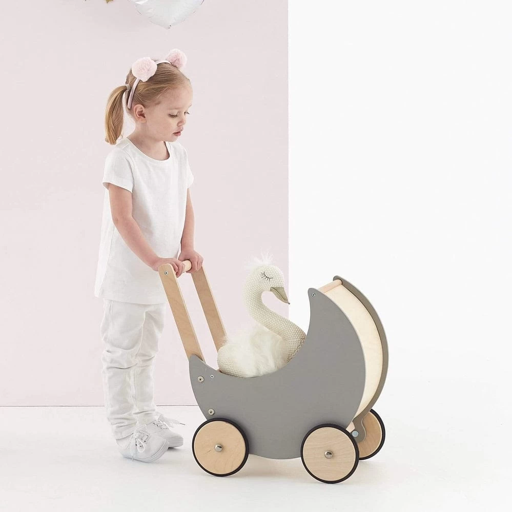 Wooden Moon Doll Pram 3 Wooden Moon Doll Pram