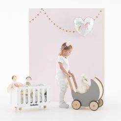 Wooden Moon Doll Pram 34 Wooden Moon Doll Pram -Kids Toy Shop hipkids wooden moon doll pram 11615105155119
