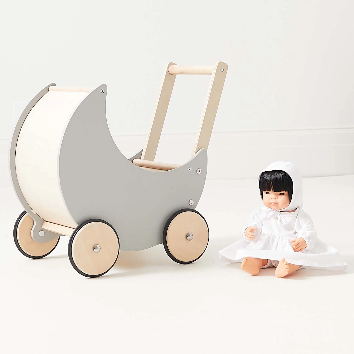 Wooden Moon Doll Pram 16 Wooden Moon Doll Pram - Image 14