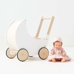 Wooden Moon Doll Pram 30 Wooden Moon Doll Pram -Kids Toy Shop hipkids wooden moon doll pram 28973576880262