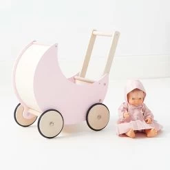 Wooden Moon Doll Pram 36 Wooden Moon Doll Pram -Kids Toy Shop hipkids wooden moon doll pram 29051764998278