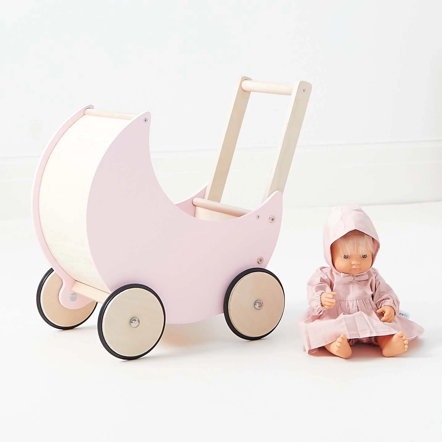 Wooden Moon Doll Pram 17 Wooden Moon Doll Pram - Image 15