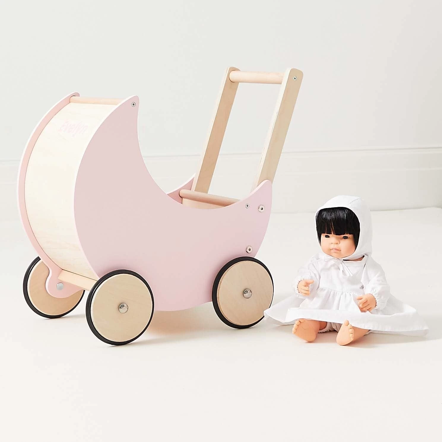Wooden Moon Doll Pram 18 Wooden Moon Doll Pram - Image 16