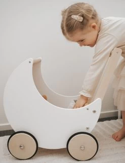 Wooden Moon Doll Pram 28 Wooden Moon Doll Pram -Kids Toy Shop hipkids wooden moon doll pram 32422514163846