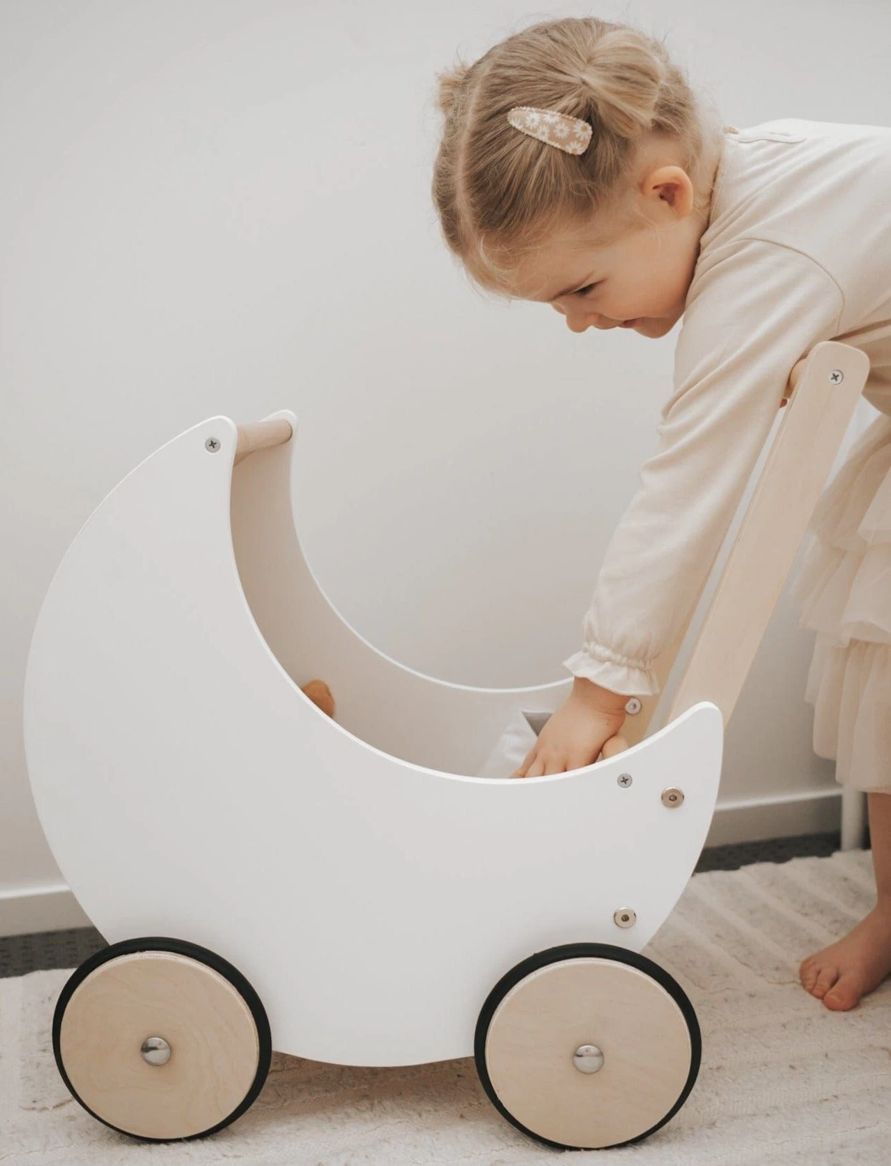 Wooden Moon Doll Pram 9 Wooden Moon Doll Pram - Image 7