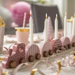 JaBaDaBaDo Birthday Train With Candles