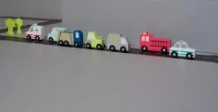 JaBaDaBaDo Car Shelf With 9 Cars -Kids Toy Shop jabadabado jabadabado car shelf with 9 cars 31019786174598
