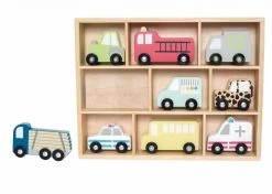 JaBaDaBaDo Car Shelf With 9 Cars -Kids Toy Shop jabadabado jabadabado car shelf with 9 cars 31645270704262