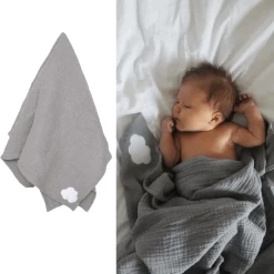 JaBaDaBaDo Gift Kit Grey Blanket & Pacifier Buddy Elephant -Kids Toy Shop jabadabado jabadabado gift kit grey blanket pacifier buddy elephant 32126360649862