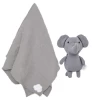 JaBaDaBaDo Gift Kit Grey Blanket & Pacifier Buddy Elephant -Kids Toy Shop jabadabado jabadabado gift kit grey blanket pacifier buddy elephant 33085090463878