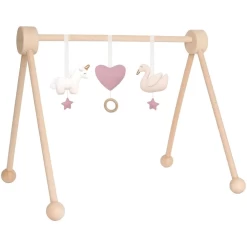 JaBaDaBaDo Natural Babygym With Toys Swan/Unicorn -Kids Toy Shop jabadabado jabadabado natural babygym with toys swan unicorn 31133504209030