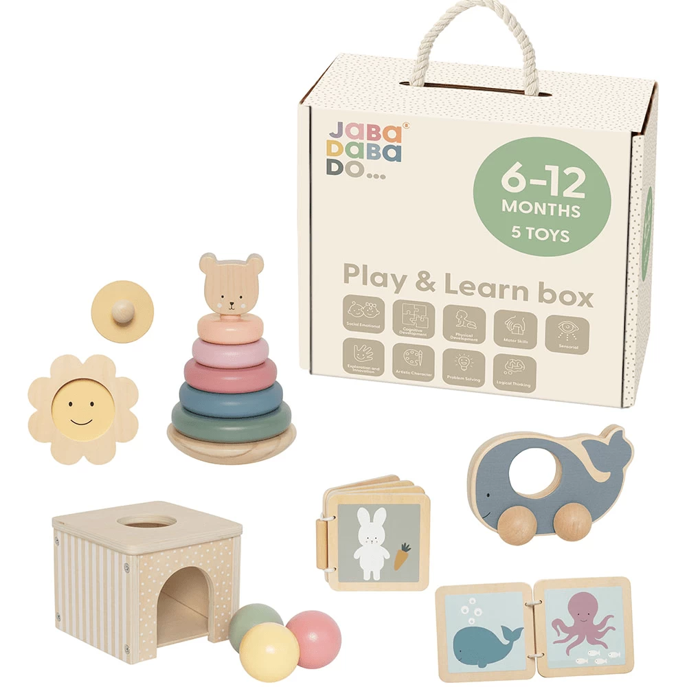 JaBaDaBaDo Play And Learn Box 6-12 Months 3 JaBaDaBaDo Play And Learn Box 6-12 Months