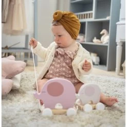 JaBaDaBaDo Pull Along Elephant -Kids Toy Shop jabadabado jabadabado pull along elephant 31473176608902