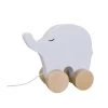 JaBaDaBaDo Pull Elephant - Grey -Kids Toy Shop jabadabado jabadabado pull elephant grey 28145363484806