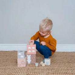 JaBaDaBaDo Stacking And Sorting Cubes Nature 1-5 -Kids Toy Shop jabadabado jabadabado stacking and sorting cubes nature 1 5 31615315181702
