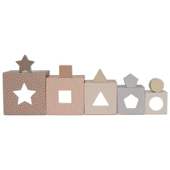 JaBaDaBaDo Stacking And Sorting Cubes Nature 1-5 -Kids Toy Shop jabadabado jabadabado stacking and sorting cubes nature 1 5 31615315214470